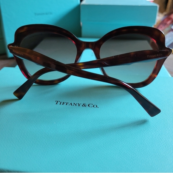 Tiffany & Co Pillow Sunglasses Havanah TF4154b - Picture 9 of 13